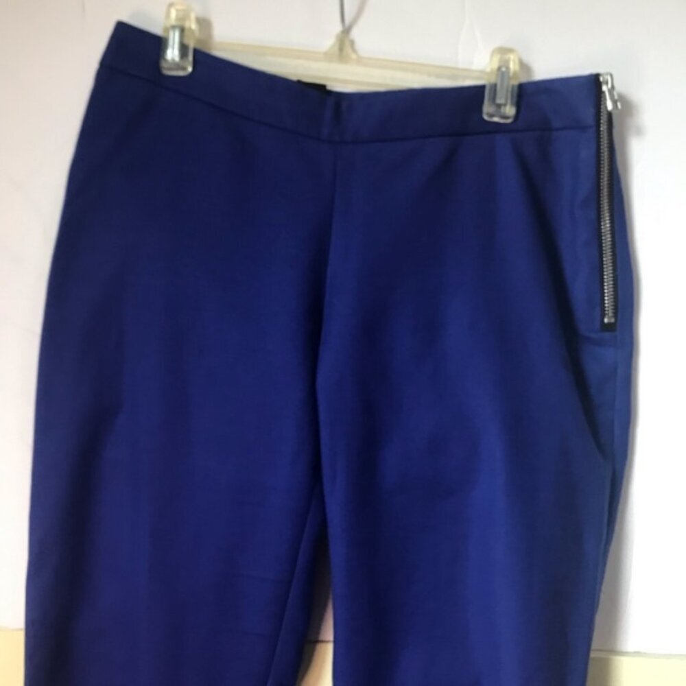Aritzia Babaton Cecil Cotton Straight Slim Ankle Slits Side Zip Spandex Preppy - Picture 6 of 15